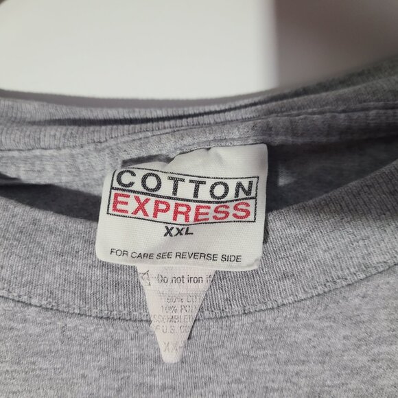 Vtg 2003 Duke Blue Devils "Duke Rocks" ACC Champs 5 in a Row Gray 2XL T-Shirt - Picture 3 of 4